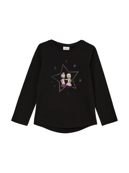 Foto van product s.Oliver Shirt gemengde kleuren / zwart