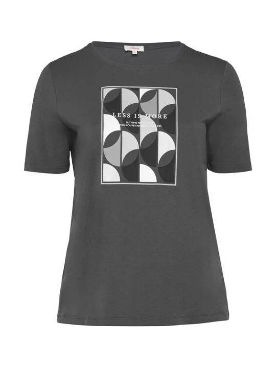 Foto van product s.Oliver Shirt gemengde kleuren / zwart