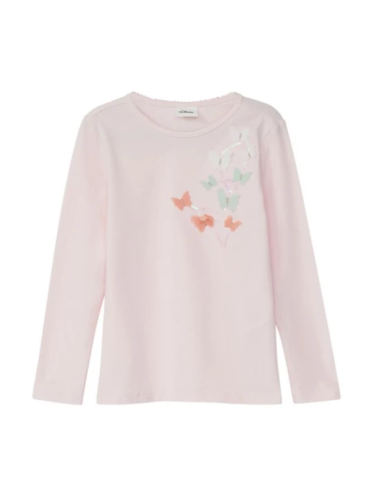 Foto van product s.Oliver Shirt goud / mintgroen / oranje / rosa