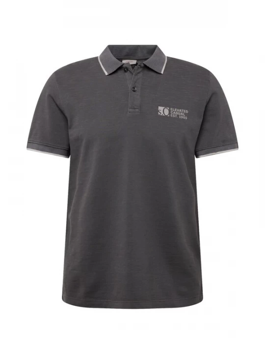Foto van product s.Oliver Shirt greige / grijs gemêleerd