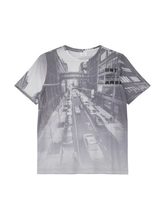 Foto van product s.Oliver Shirt grijs