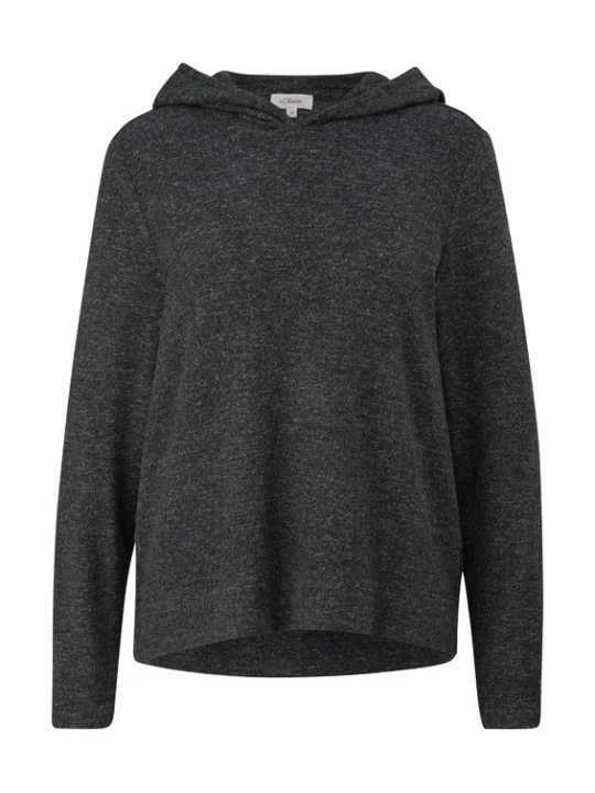 Foto van product s.Oliver Shirt grijs gemêleerd