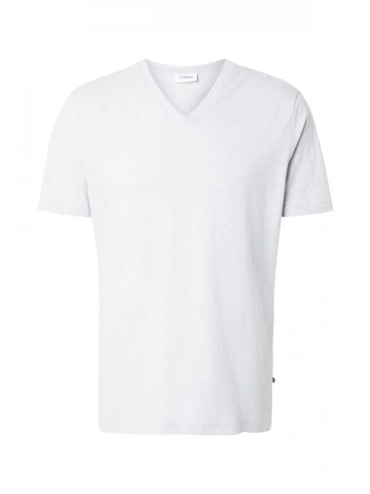 Foto van product s.Oliver Shirt grijs gemêleerd