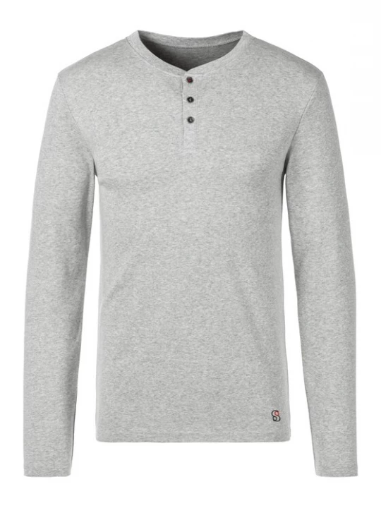 Foto van product s.Oliver Shirt grijs gemêleerd