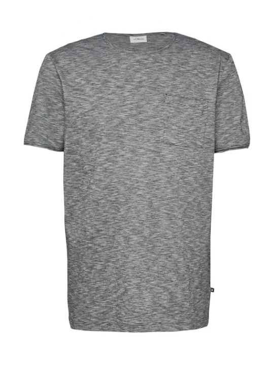 Foto van product s.Oliver Shirt grijs gemêleerd