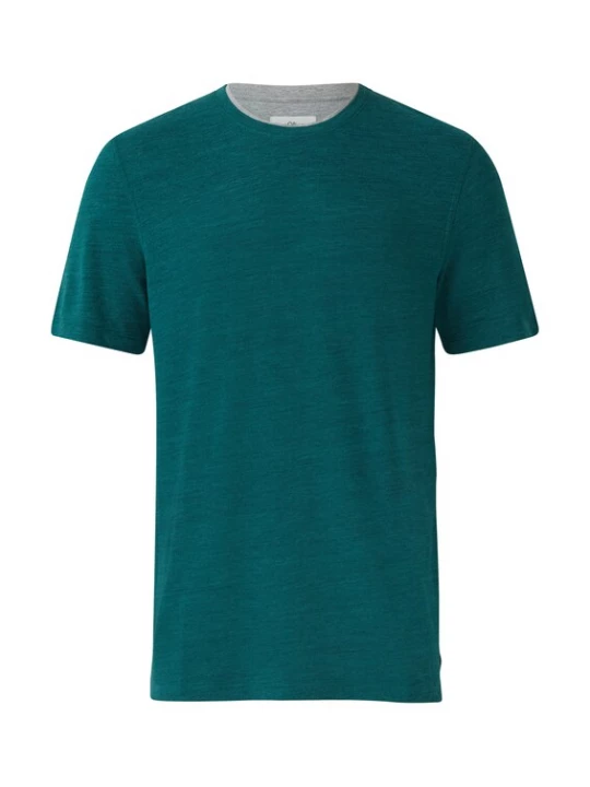 Foto van product s.Oliver Shirt grijs / groen gemêleerd