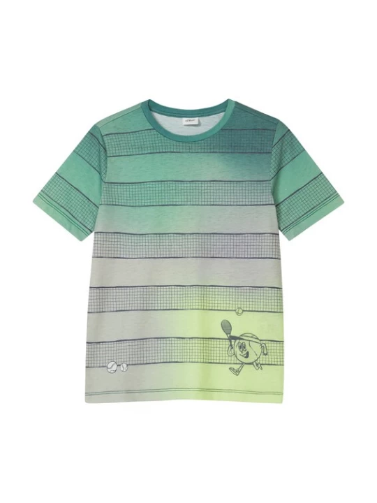 Foto van product s.Oliver Shirt grijs / groen / neongroen