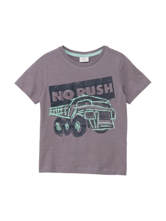 Foto van product s.Oliver Shirt grijs / groen / zwart