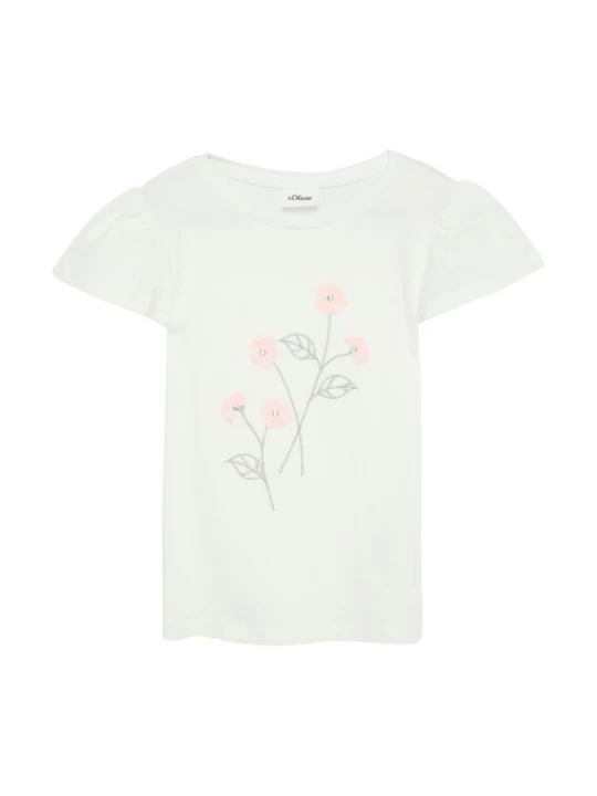 Foto van product s.Oliver Shirt grijs / lichtroze / wit