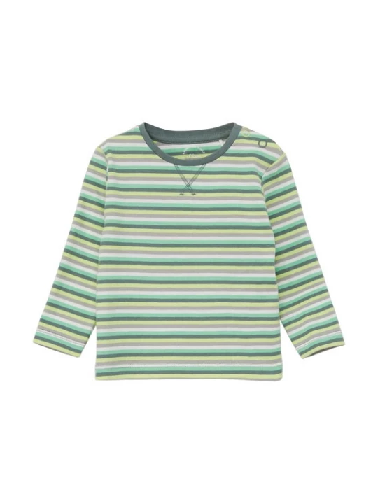 Foto van product s.Oliver Shirt grijs / limoen / lichtgroen / wit