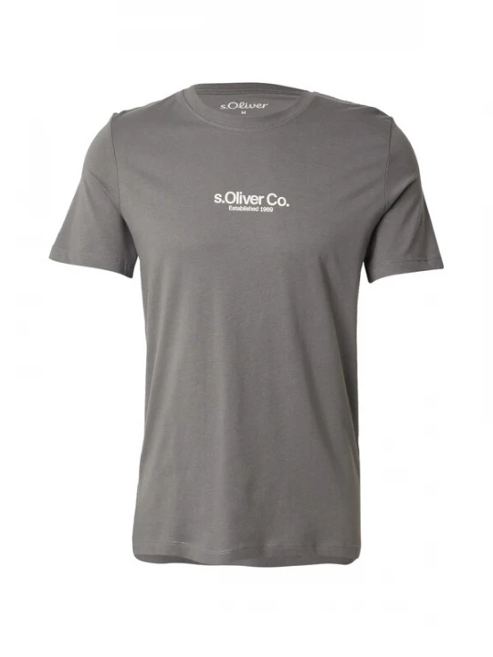 Foto van product s.Oliver Shirt grijs / wit