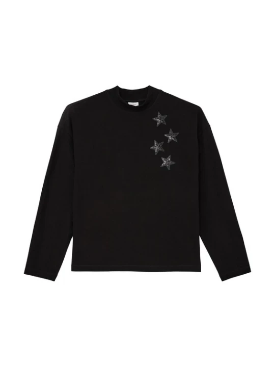 Foto van product s.Oliver Shirt grijs / zwart / zilver