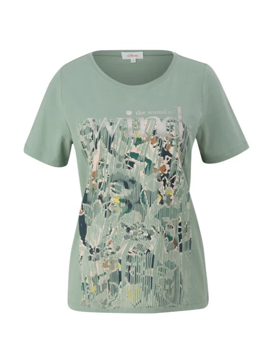 Foto van product s.Oliver Shirt groen / gemengde kleuren