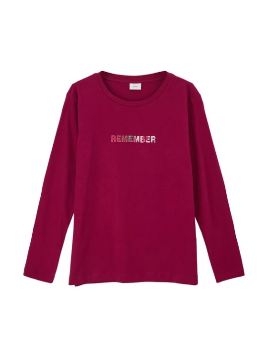 Foto van product s.Oliver Shirt groen / lila / fuchsia / rosa