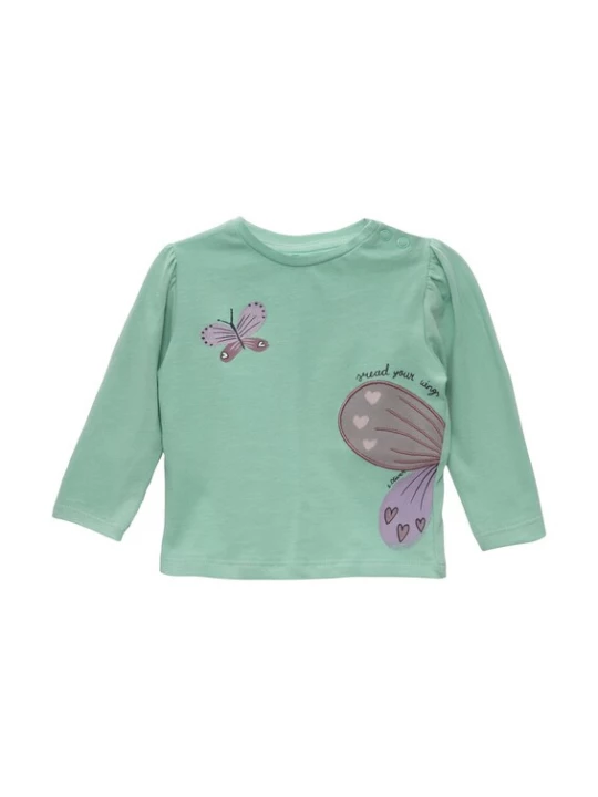 Foto van product s.Oliver Shirt groen / lila / lavendel
