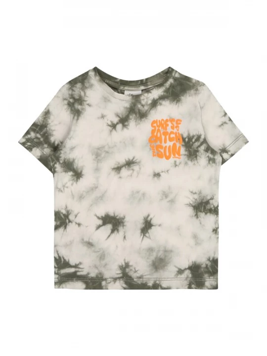 Foto van product s.Oliver Shirt groen / oranje / wit