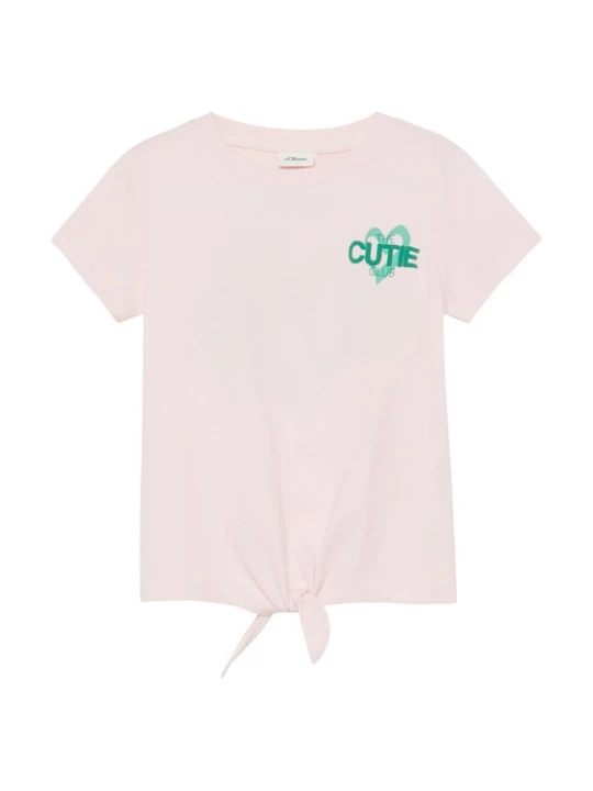 Foto van product s.Oliver Shirt groen / pastelroze