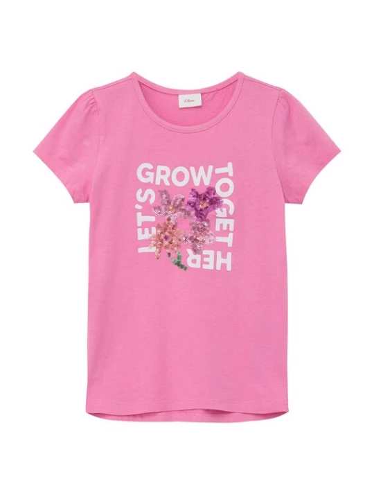 Foto van product s.Oliver Shirt groen / pink / rosa / wit