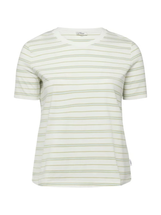 Foto van product s.Oliver Shirt groen / wit