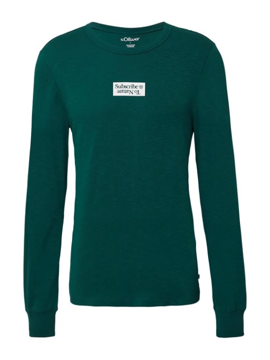 Foto van product s.Oliver Shirt groen / wit