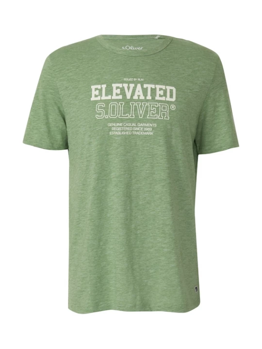 Foto van product s.Oliver Shirt groen / wit