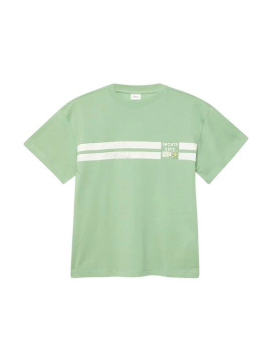 Foto van product s.Oliver Shirt groen / wit