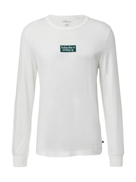 Foto van product s.Oliver Shirt groen / wit