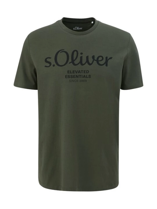 Foto van product s.Oliver Shirt groen / zwart