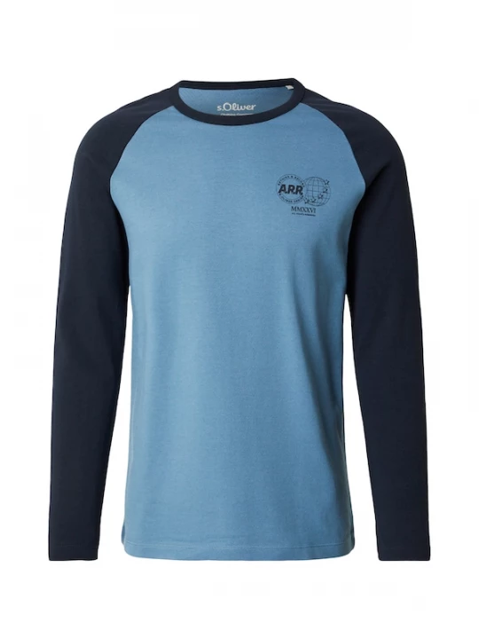 Foto van product s.Oliver Shirt hemelsblauw / donkerblauw