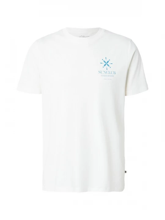 Foto van product s.Oliver Shirt hemelsblauw / offwhite