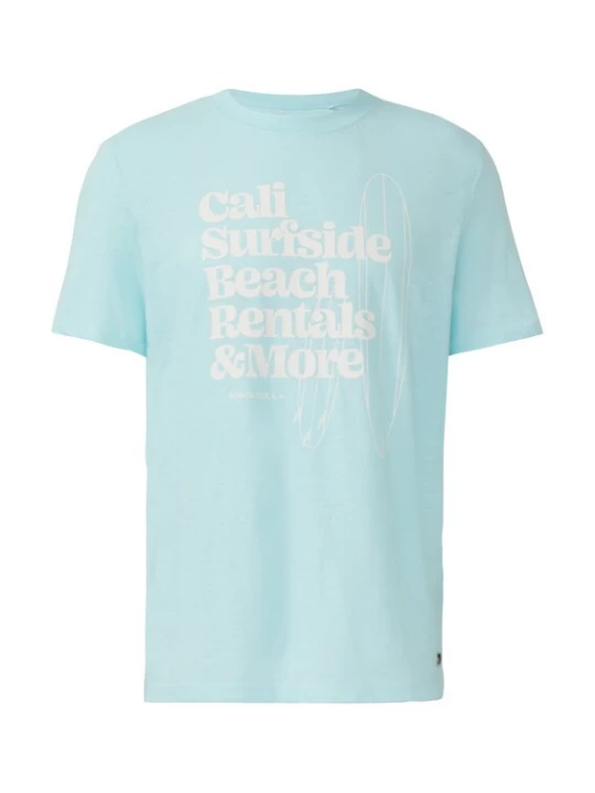 Foto van product s.Oliver Shirt hemelsblauw / wit