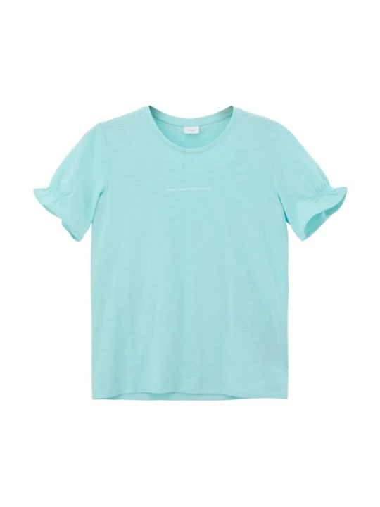 Foto van product s.Oliver Shirt hemelsblauw / wit