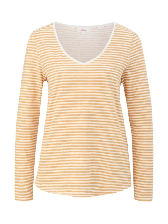 Foto van product s.Oliver Shirt honing / wit