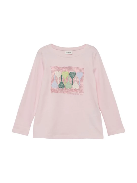 Foto van product s.Oliver Shirt ivoor / lichtblauw / groen / rosa