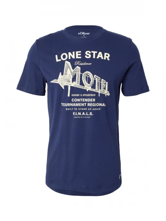 Foto van product s.Oliver Shirt ivoor / marine