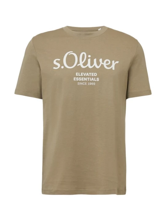 Foto van product s.Oliver Shirt kaki / wit
