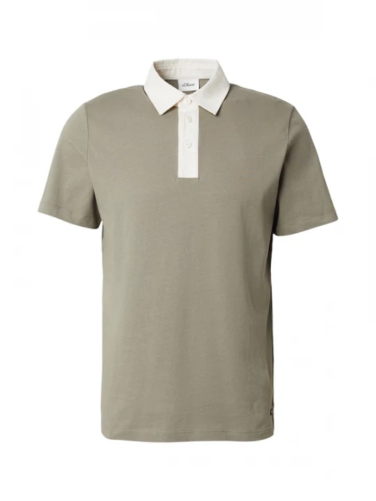 Foto van product s.Oliver Shirt kaki / wit