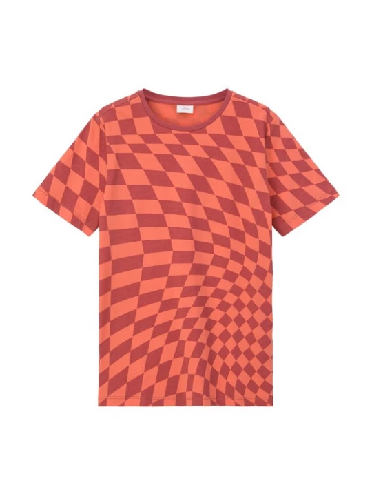 Foto van product s.Oliver Shirt koraal / donkerrood