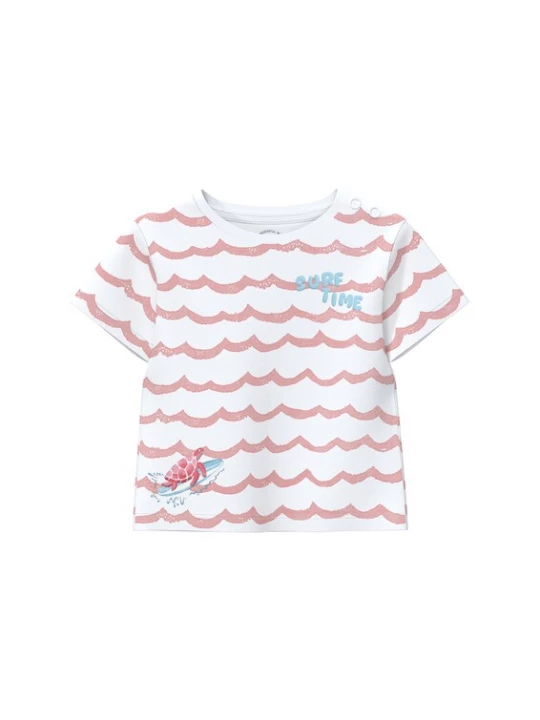 Foto van product s.Oliver Shirt koraal / natuurwit
