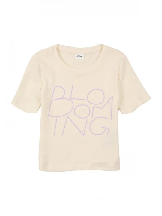 Foto van product s.Oliver Shirt lavendel / wolwit