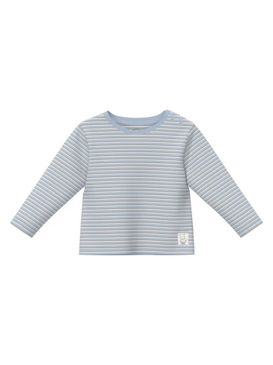 Foto van product s.Oliver Shirt lichtbeige / donkerbeige / royal blue / koningsblauw