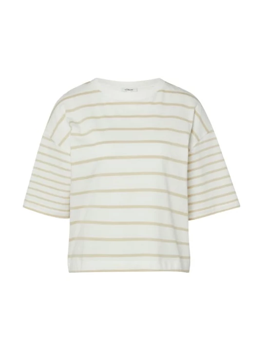 Foto van product s.Oliver Shirt lichtbeige / taupe