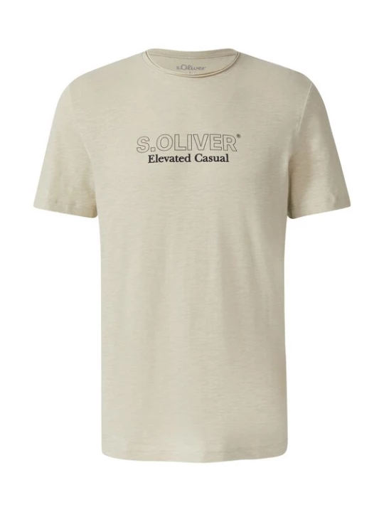 Foto van product s.Oliver Shirt lichtbeige / zwart