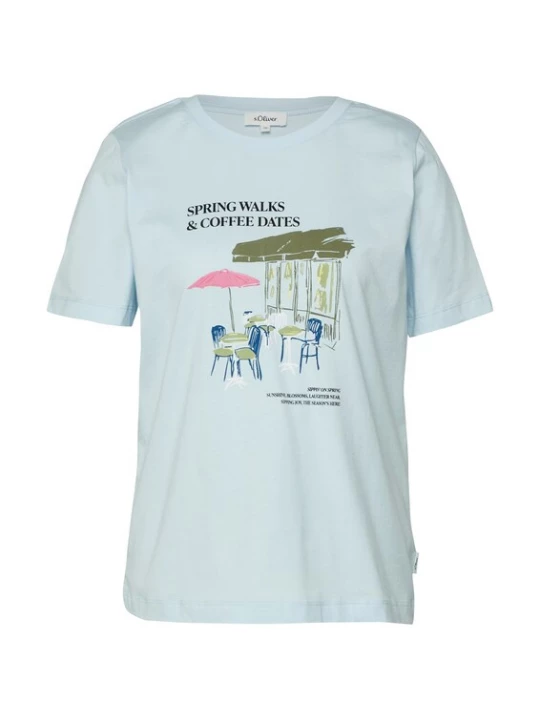 Foto van product s.Oliver Shirt lichtblauw