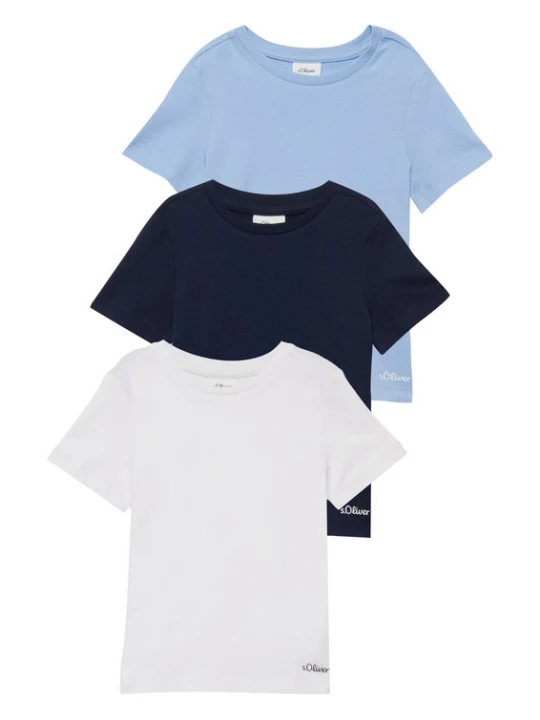Foto van product s.Oliver Shirt lichtblauw / donkerblauw / wit