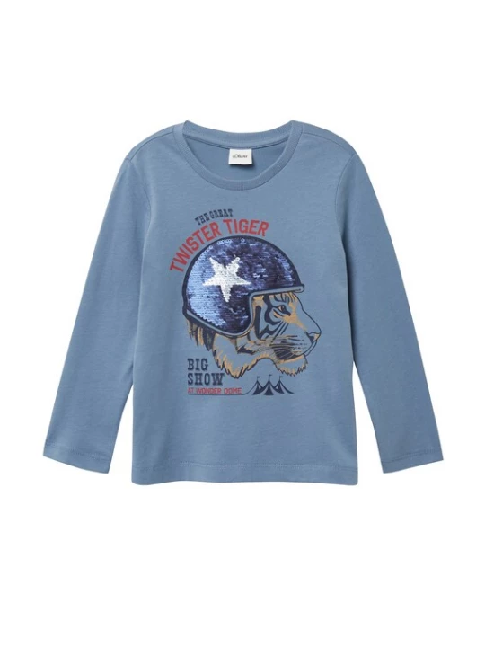 Foto van product s.Oliver Shirt lichtblauw / gemengde kleuren