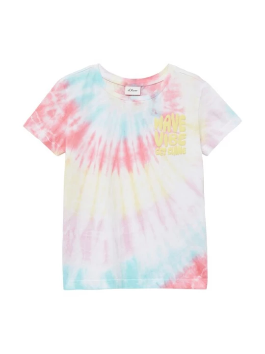 Foto van product s.Oliver Shirt lichtblauw / lichtgeel / rood / offwhite