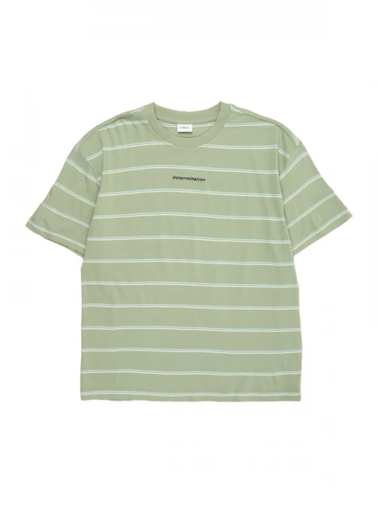Foto van product s.Oliver Shirt lichtblauw / lichtgroen / zwart / wit