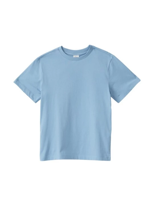 Foto van product s.Oliver Shirt lichtblauw / mandarijn / wit