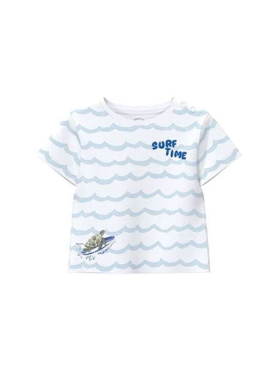 Foto van product s.Oliver Shirt lichtblauw / natuurwit